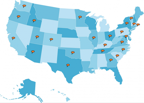 Participants in community roundtables come from all over the U.S. and the World